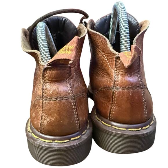 Vintage 90s y2k Made England Dr Martens Docs 8088 Ankle Boots Brown 5 - Picture 7 of 7